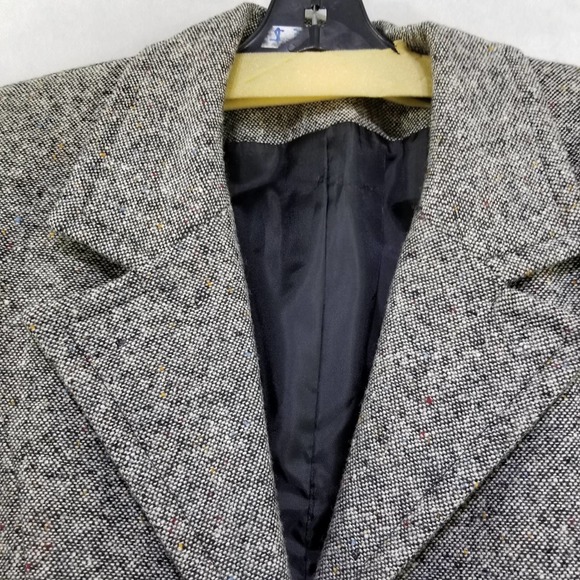 Vintage Gever Originals Jacket Blazer Gray Button Front No tag for Size - Picture 2 of 12